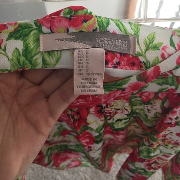 Forever 21 Floral Mini Skirt - Picture 2 of 2